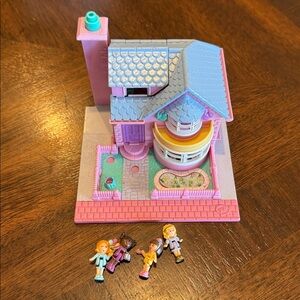 Vintage Polly Pocket 1993 - Bay Window House - Complete Set!!